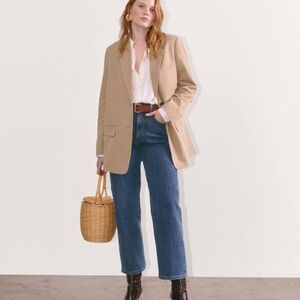 Everlane Women's Way-High® Hourglass Jean in Indigo, Size 33, Cotton/Denim